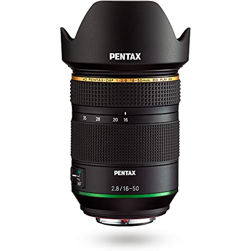 HD Pentax DA 16-50mm F2,8ED PLM AW Standard-Zoomobjektiv mit großer Blende für die Verwendung mit digitalen Spiegelreflexkameras mit K-Mount-APS-C-Format, 28030 von Pentax