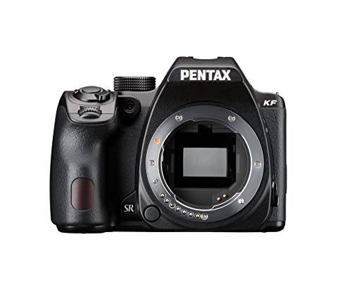 PENTAX KF APS-C digitales SLR-Kameragehäuse, staubdicht, wetterfest, Vario-LCD-Display, schwarz, 24mm von Pentax