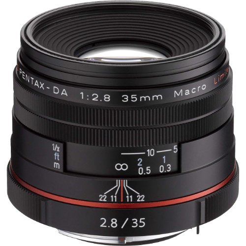 PENTAX Limited Lens HD PENTAX-DA35mm F2.8 Macro Limited Black K-Mount APS-C 21450 von Pentax