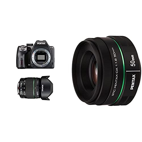 Pentax K-70 schwarz mit DAL 18-55 mm WR Kamera + DA 50mmF1.8 Mittleres Teleobjektiv von Pentax