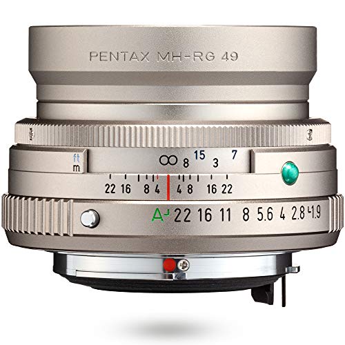 Pentax PENTAX-FA 43mmF1.8 Limited Silber Weitwinkelobjektiv mit leistungsstarker HD-Vergütung, für das PENTAX K-System mit 35 mm Vollformat Sensor, 20150 von Pentax