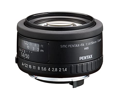 smc PENTAX-FA 50mmF1.4 Classic, Standardobjektiv zur Verwendung mit Spiegelreflexkameras mit K-Mount-Anschluss smc PENTAX-FA 50mmF1.4 Classic, Standardobjektiv zur Verwendung mit Spiegelreflexkameras mit K-Mount-Anschluss von Pentax