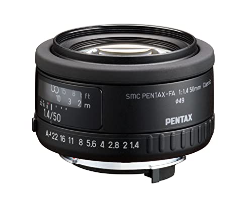 smc PENTAX-FA 50mmF1.4 Classic, Standardobjektiv zur Verwendung mit Spiegelreflexkameras mit K-Mount-Anschluss von Pentax