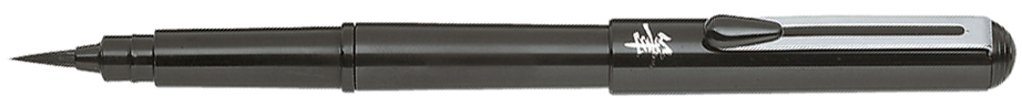 PentelArts Brush Pen Pinselstift, Gehäuse: schwarz/grau von Pentel Arts