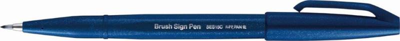 PentelArts Faserschreiber Brush Sign Pen, blau von Pentel Arts