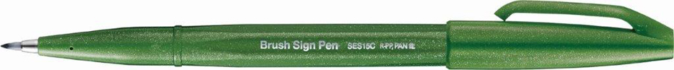 PentelArts Faserschreiber Brush Sign Pen, grün von Pentel Arts