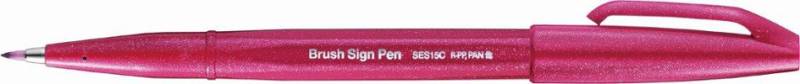 PentelArts Faserschreiber Brush Sign Pen, rot von Pentel Arts