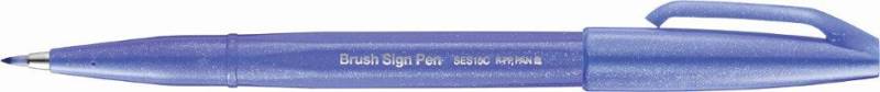 PentelArts Faserschreiber Brush Sign Pen, violett von Pentel