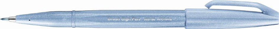 PentelArts Faserschreiber Brush Sign Pen SES15, blaugrau von Pentel Arts