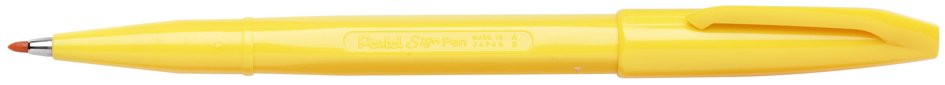 PentelArts Faserschreiber Sign Pen S520, gelb von Pentel Arts