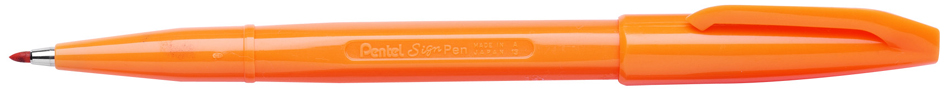 PentelArts Faserschreiber Sign Pen S520, orange von Pentel Arts