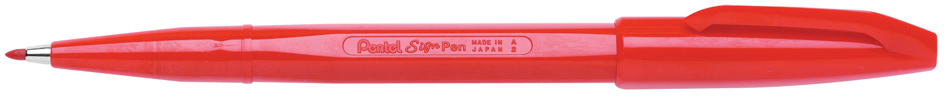 PentelArts Faserschreiber Sign Pen S520, rot von Pentel Arts