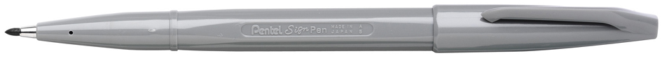 PentelArts Faserschreiber Sign Pen S520, silbergrau von Pentel Arts