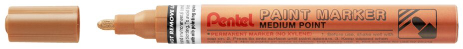 PentelArts Lackmarker MMP10, 2,5 mm, metallic-braun von Pentel Arts