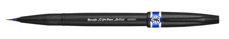 PentelArts Pinselstift Sign Pen Artist, blau von Pentel Arts