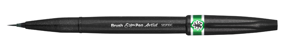 PentelArts Pinselstift Sign Pen Artist, grün von Pentel Arts