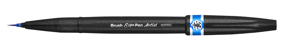 PentelArts Pinselstift Sign Pen Artist, hellblau von Pentel Arts