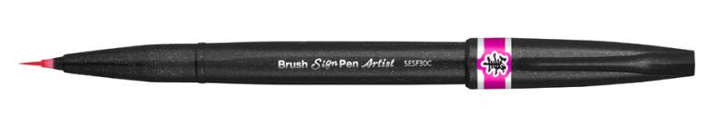 PentelArts Pinselstift Sign Pen Artist, pink von Pentel Arts