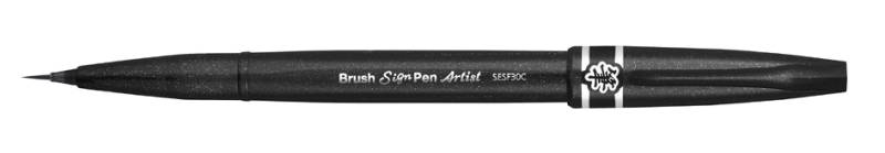 PentelArts Pinselstift Sign Pen Artist, schwarz von Pentel