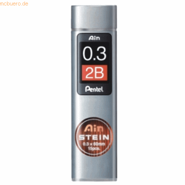12 x Pentel Feinminen Hi-Polymer AIN Stein 0,3 2B VE=15 Stück 12 x Pentel Feinminen Hi-Polymer AIN Stein 0,3 2B VE=15 Stück von Pentel