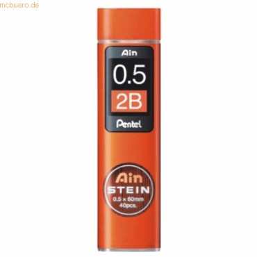 12 x Pentel Feinminen Hi-Polymer AIN Stein 0,5 2B VE=40 Stück 12 x Pentel Feinminen Hi-Polymer AIN Stein 0,5 2B VE=40 Stück von Pentel