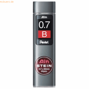 12 x Pentel Feinminen Hi-Polymer AIN Stein 0,7 B VE=40 Stück 12 x Pentel Feinminen Hi-Polymer AIN Stein 0,7 B VE=40 Stück von Pentel