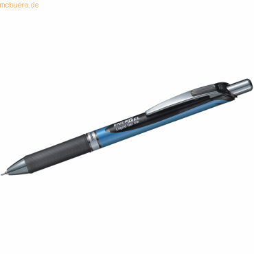 12 x Pentel Gel-Tintenroller EnerGel XM 0.25mm schwarz von Pentel