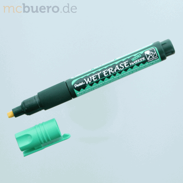 12 x Pentel Kreidemarker Weterase 0,6-4mm grün von Pentel