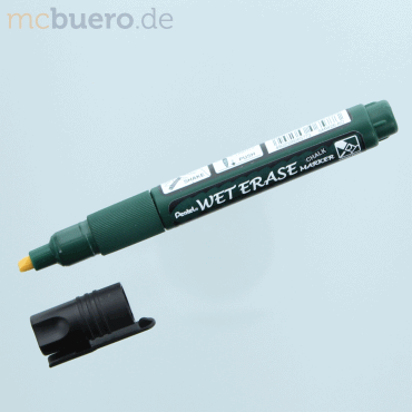 12 x Pentel Kreidemarker Weterase 0,6-4mm schwarz von Pentel