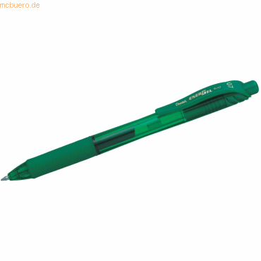 12 x Pentel Liquidgelroller EnerGelX 0.35mm grün von Pentel