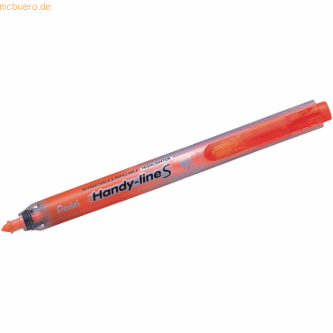 12 x Pentel Textmarker Handy-Line S mit Druckmechanik 0,8-3,8mm orange von Pentel