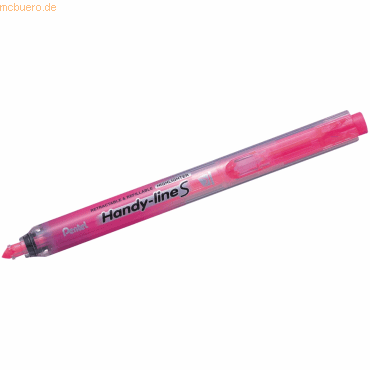 12 x Pentel Textmarker Handy-Line S mit Druckmechanik 0,8-3,8mm pink von Pentel
