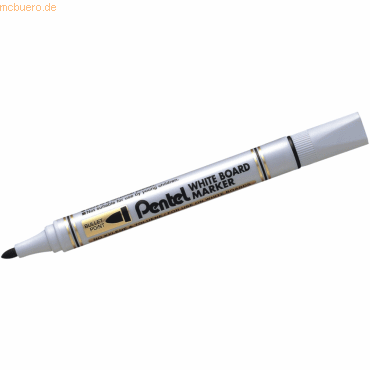 12 x Pentel Whiteboardmarker, 2mm Rundspitze schwarz 12 x Pentel Whiteboardmarker, 2mm Rundspitze schwarz von Pentel