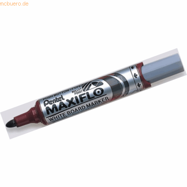 12 x Pentel Whiteboardmarker Maxiflo 2,5mm Rundspitze braun 12 x Pentel Whiteboardmarker Maxiflo 2,5mm Rundspitze braun von Pentel