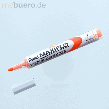 12 x Pentel Whiteboardmarker Maxiflo 2mm Rundspitze orange 12 x Pentel Whiteboardmarker Maxiflo 2mm Rundspitze orange von Pentel