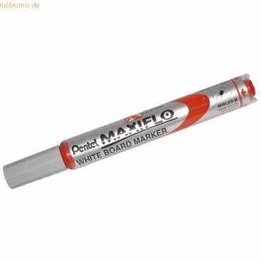 Pentel Whiteboardmarker Maxiflo 2mm Rundspitze rot Pentel Whiteboardmarker Maxiflo 2mm Rundspitze rot von Pentel