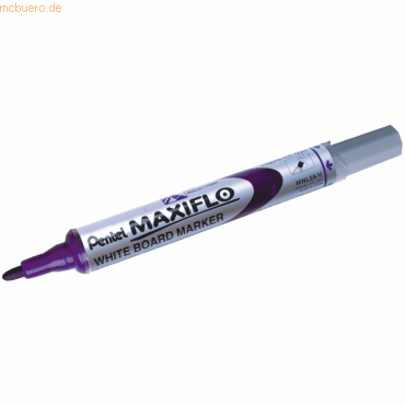 12 x Pentel Whiteboardmarker Maxiflo 2mm Rundspitze violett von Pentel
