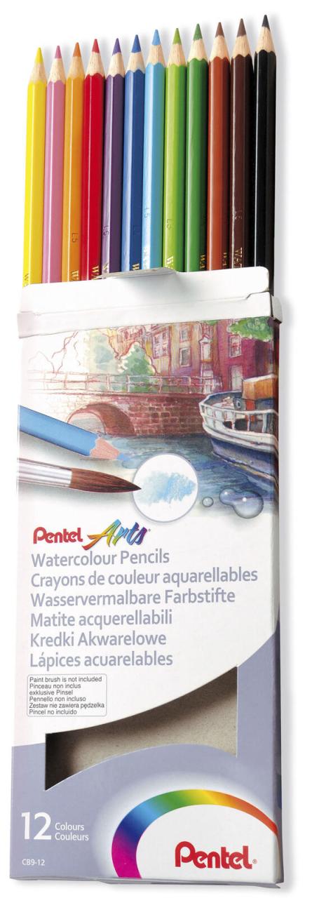 Pentel Aquarellstifte Mehrfarbig von Pentel