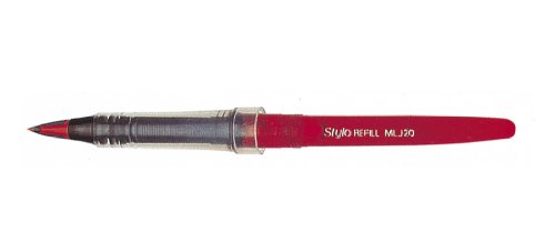 Ersatz-Patrone für Pentel Tradio Stylo Tintenfederhalter/MLJ20-B rot von Pentel