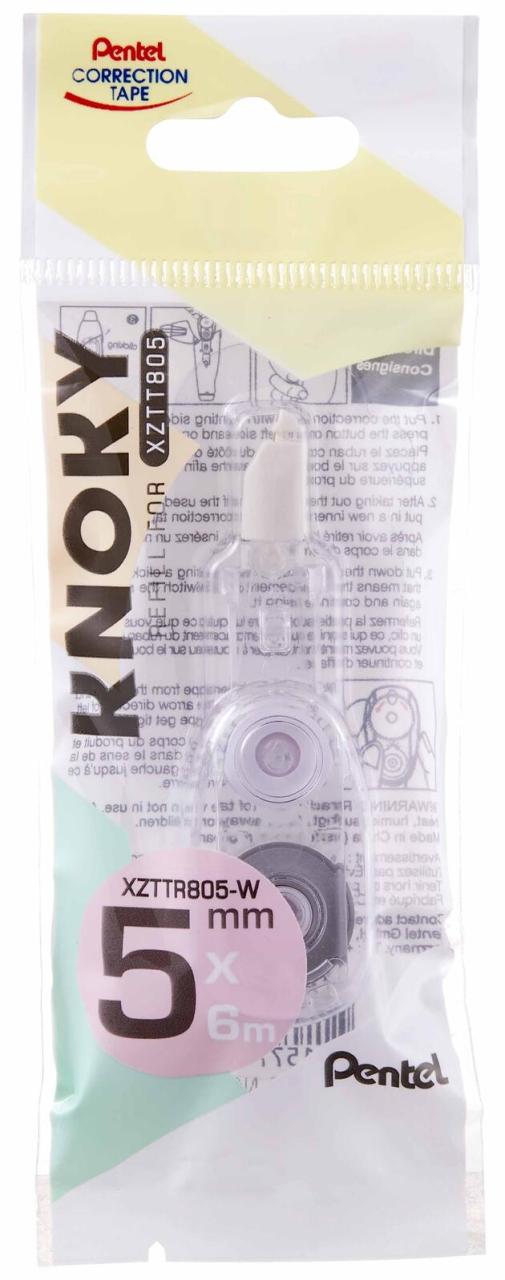 Pentel Nachfüllkassette für Korrekturroller KNOKY 5 mm von Pentel