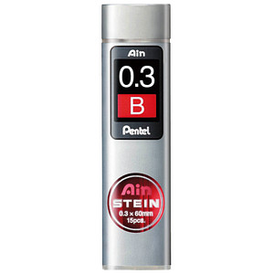 Pentel Ain Stein C273 Fallminen schwarz B 0,3 mm, 15 St. von Pentel