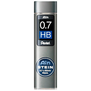 Pentel Ain Stein C277 Fallminen schwarz HB 0,7 mm, 40 St. von Pentel