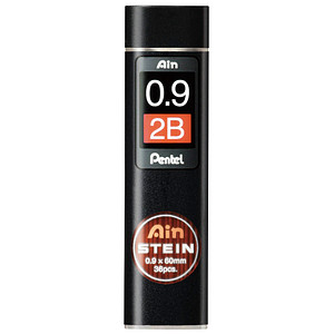 Pentel Ain Stein C279 Fallminen schwarz 2B 0,9 mm, 36 St. von Pentel