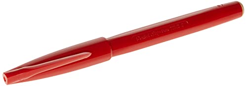 Pentel Arts S520-B Faserschreiber Sign Pen S520, rot von Pentel