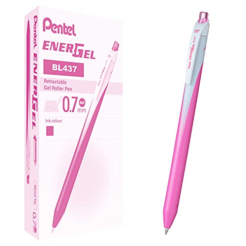 Pentel BL437 Energel Slim Roller Auslöser 0,7 mm Rosa von Pentel