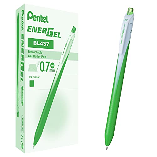 Pentel BL437 Energel Slim Roller Auslöser 0,7 mm hellgrün von Pentel
