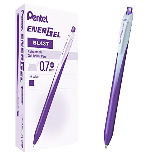 Pentel BL437 Energel Slim Roller Auslöser 0,7 mm violett von Pentel