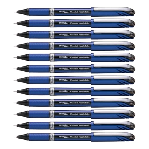 Pentel BLN25 Energel Plus Liquid Gel-Roller, 0.25 mm, schwarz von Pentel