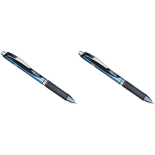 Pentel BLN75-AO Gel-Tintenroller EnerGel mit Druckmechanik und Nadelspitze, 1 Stück, 0.5 mm (Packung mit 2) von Pentel