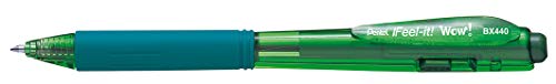 Pentel BX440-D Kugelschreiber mit Druckmechanik, 12 Stück, Grün von Pentel